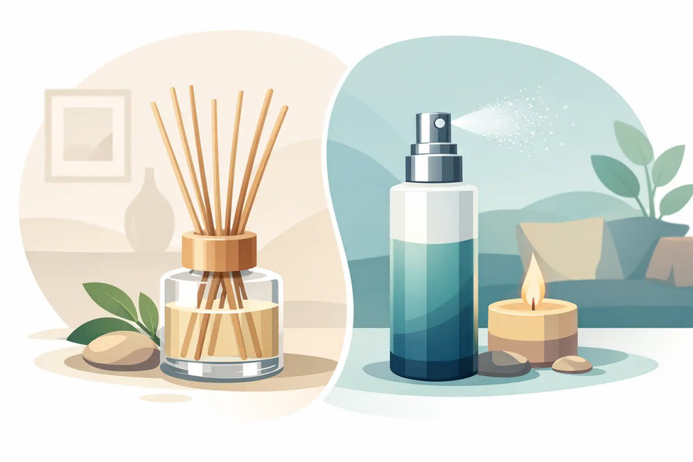 Rumsspray eller doftpinnar hemma?